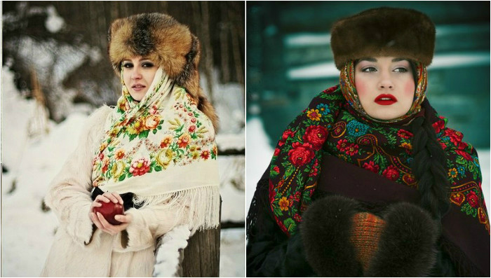 Как красиво повязать платок зимой: 10 модных образов. Тренд на века