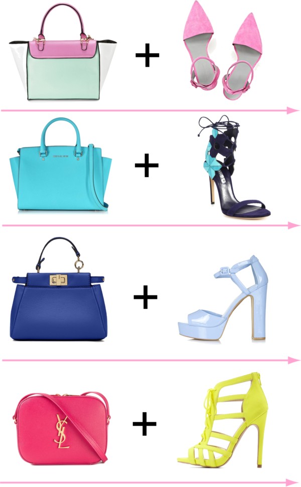 Элегантные идеи правильного сочетания обувь и сумки