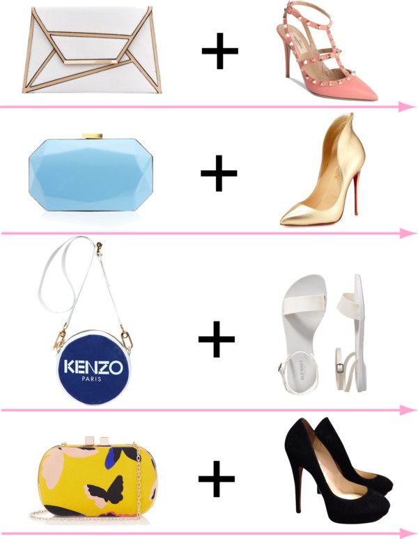 Элегантные идеи правильного сочетания обувь и сумки
