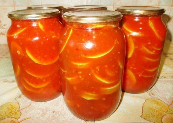 Кабачки в томатном соусе фото и загатовка