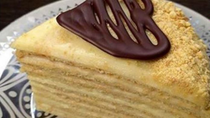 Торт на сковороде, тающий во рту «Творожный пломбир»