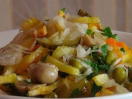 Вкусный постный салат : любимое блюдо не только в пост